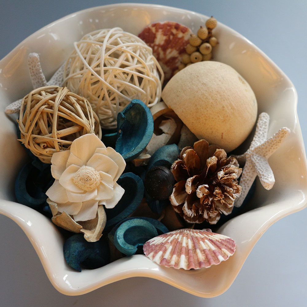 Qingbei Rina Potpourri Bags,Ocean Breeze Scented Potpourri Bowl Filler Dried Flower