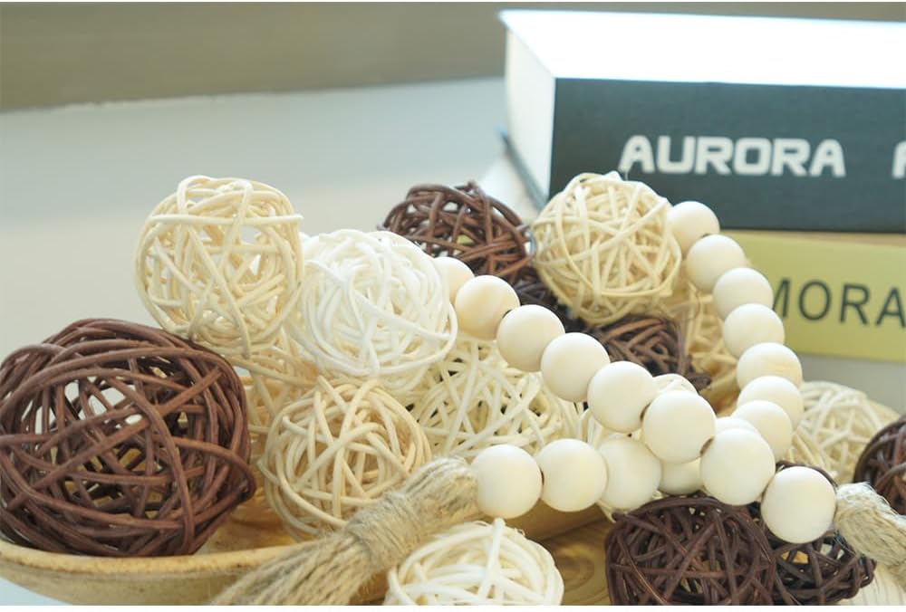 Mix Wicker Rattan Balls 20 PCS