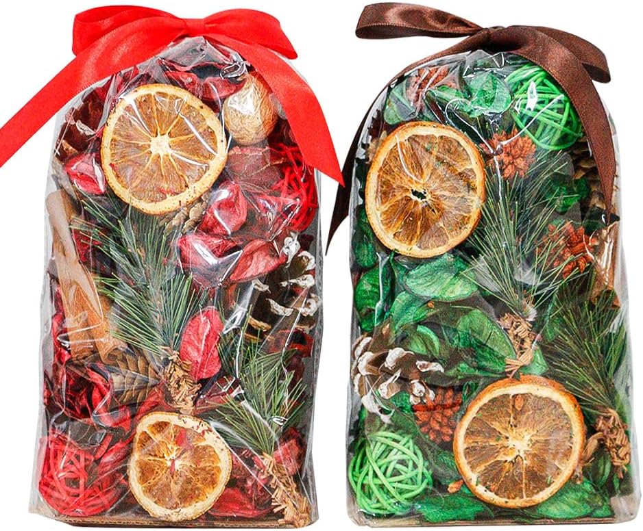 Qingbei Rina Potpourri Bags,Home Fragrance Sachet of Petals, Vase Fillers,Bathroom Decor(20 oz)