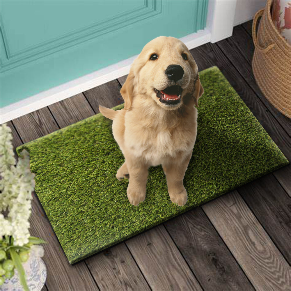 Artificial Grass Turf Tiles Interlocking for Patio Balcony 12x12 inch/9Pcs