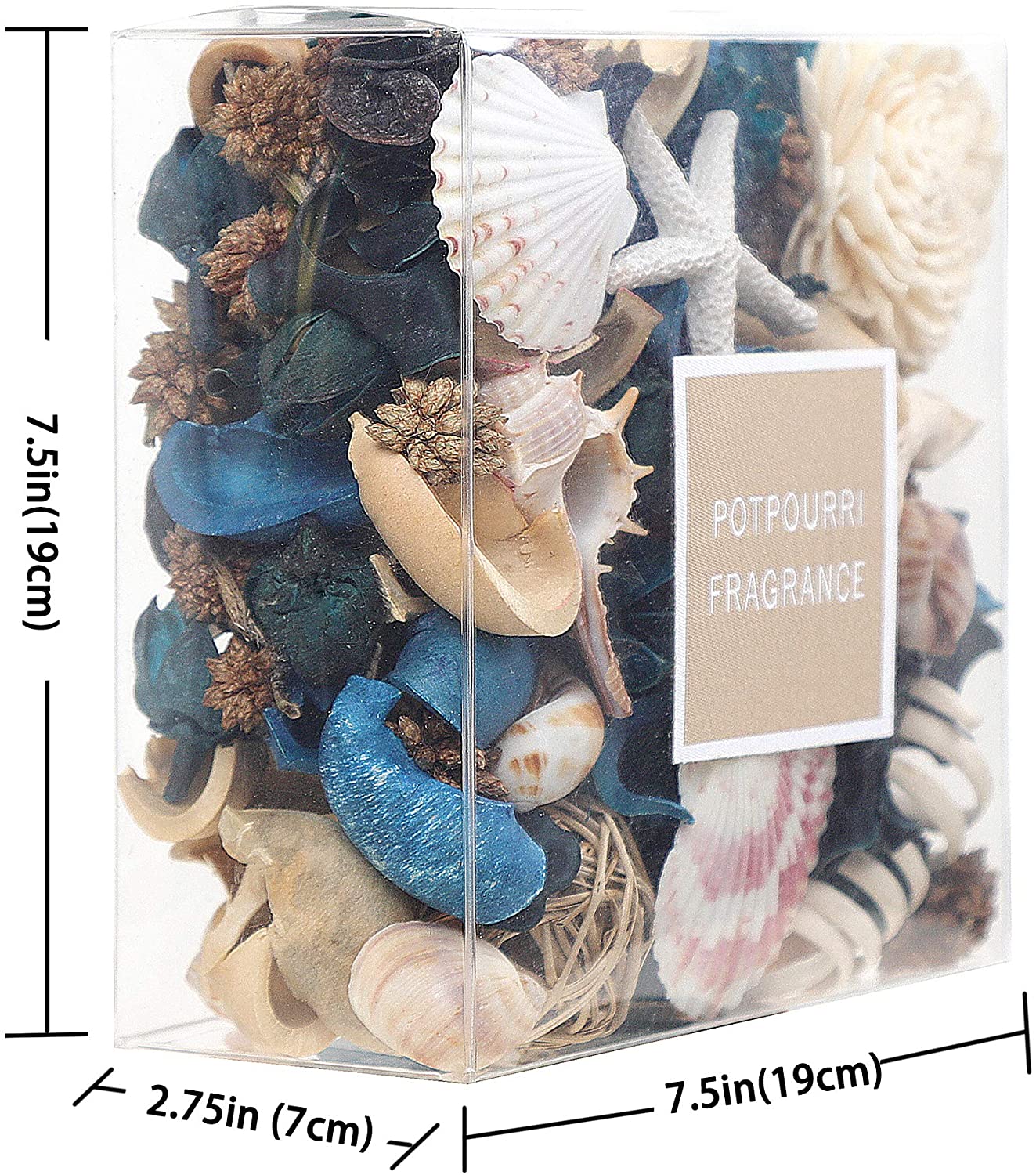 Home Fragrance Potpourri-Ocean/Orange/Rose/Jasmine/Pumpkin/Cinnamon