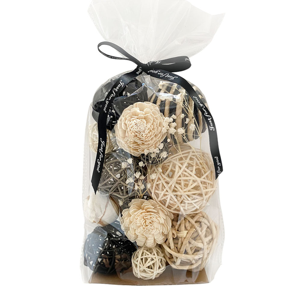 Assorted Wicker Rattan Balls&Spring Bowl Vase Fillers for Centerpieces