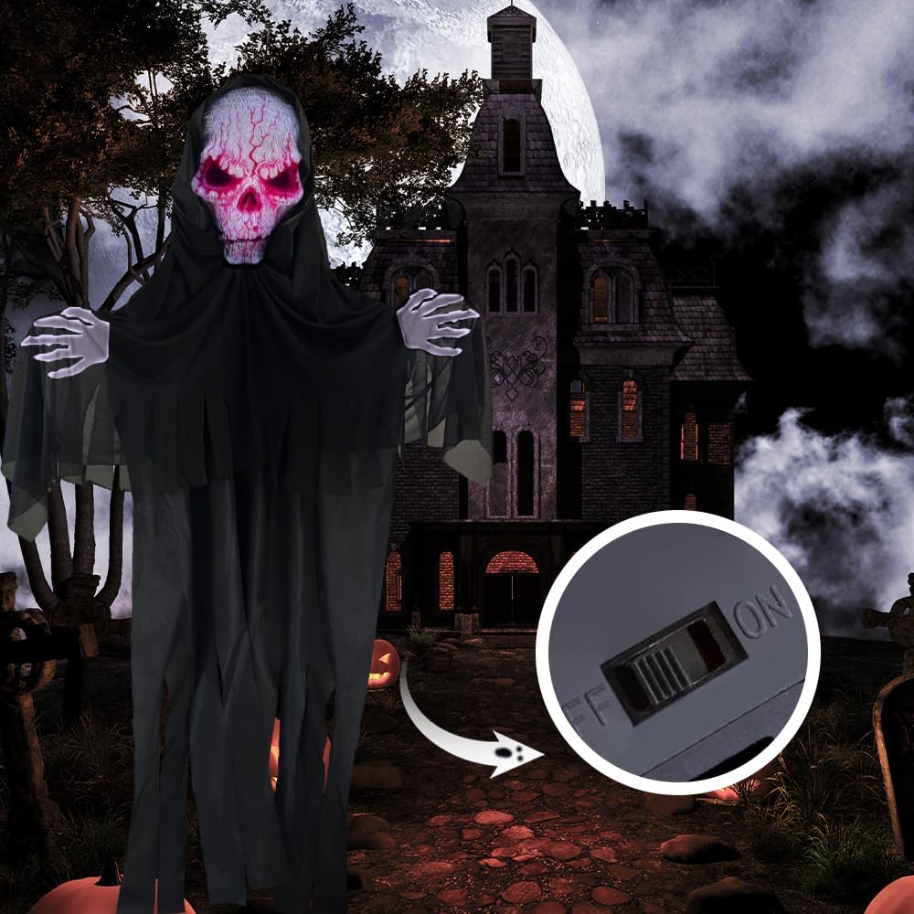 Halloween Hanging Faceless Ghost Outdoor Decoration 6ft