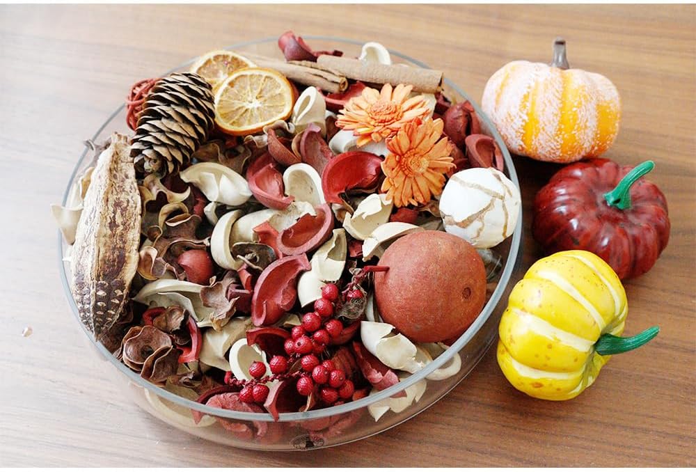 Qingbei Rina Potpourri Bags,Home Fragrance Sachet of Petals, Vase Fillers,Bathroom Decor(20 oz)