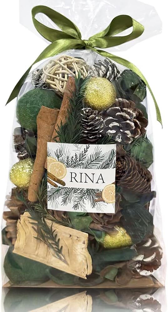 Qingbei Rina Potpourri Bags,Home Fragrance Sachet of Petals, Vase Fillers,Bathroom Decor(20 oz)