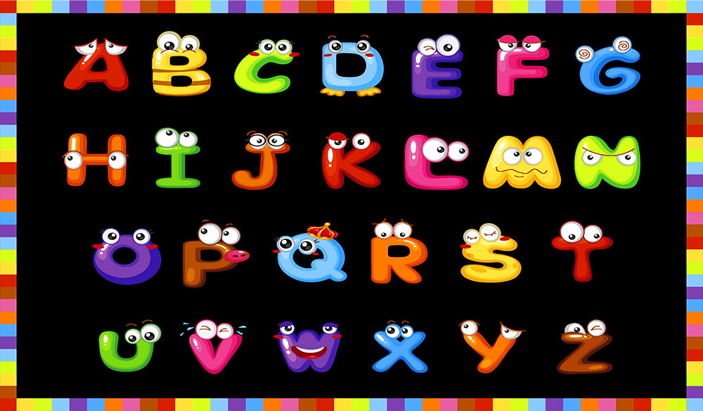 ABC classroom Rug, Colorful Seating Rug