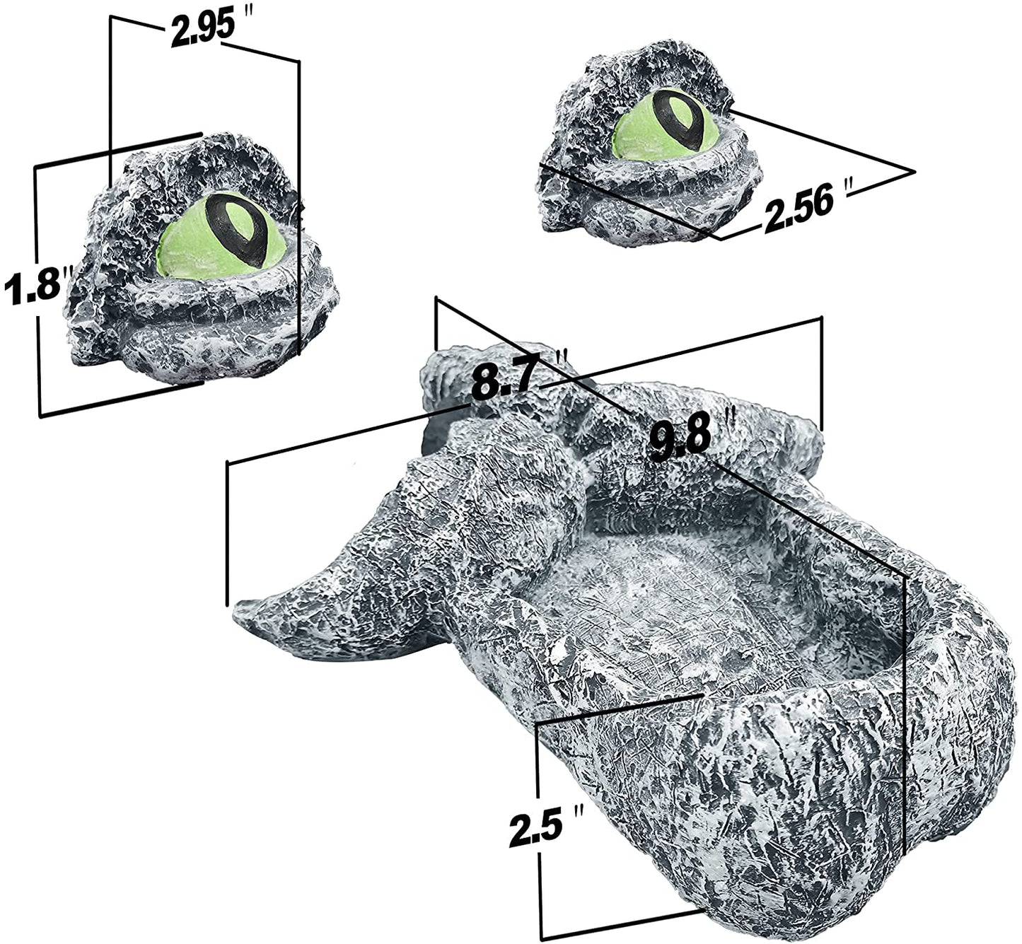 Tree Face with glowing in the dark eyes