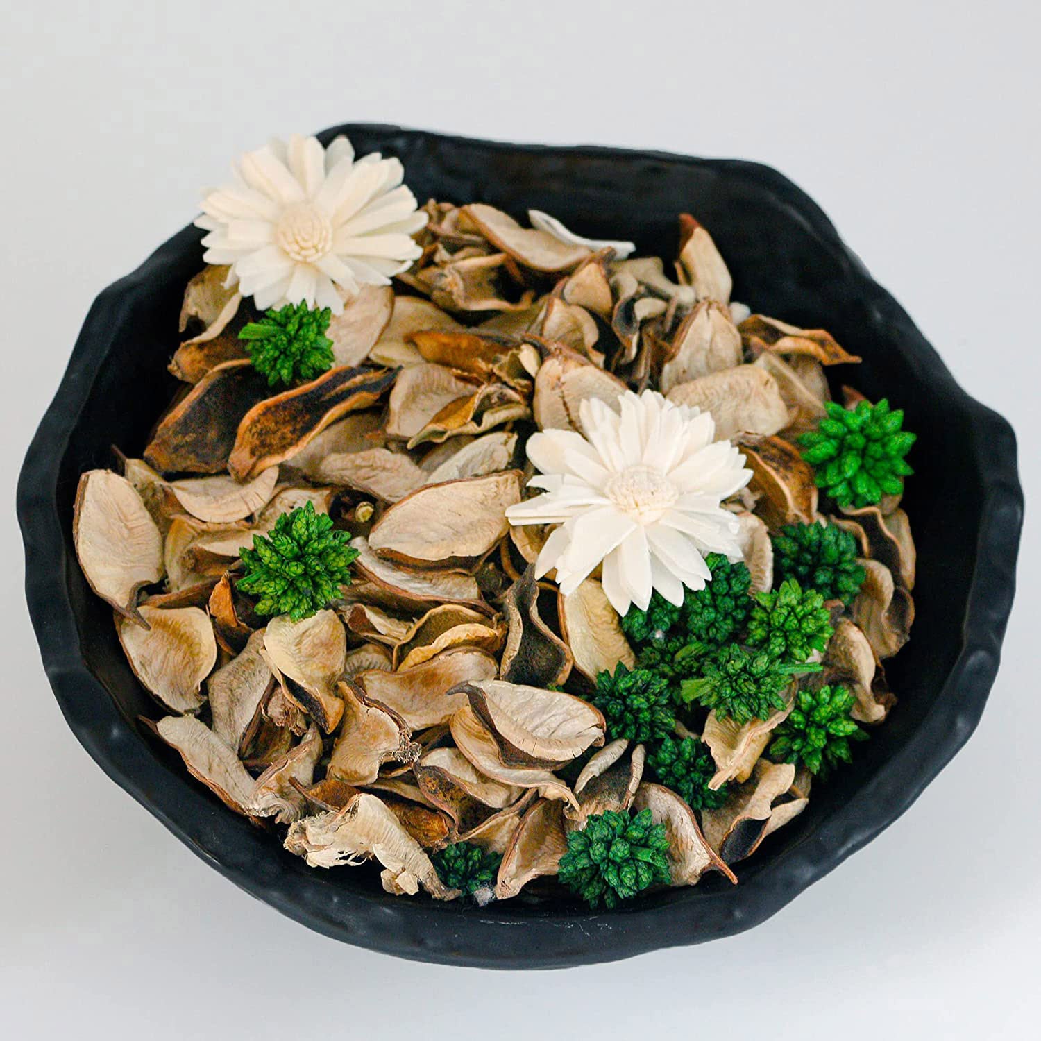 Qingbei Rina Yellow Potpourri Bowl Filler, Lemon Scented Potpourri Bags,  Spring Decorative Dried Flowers, Home Fragrance Perfume Petal,Vase Decor,2